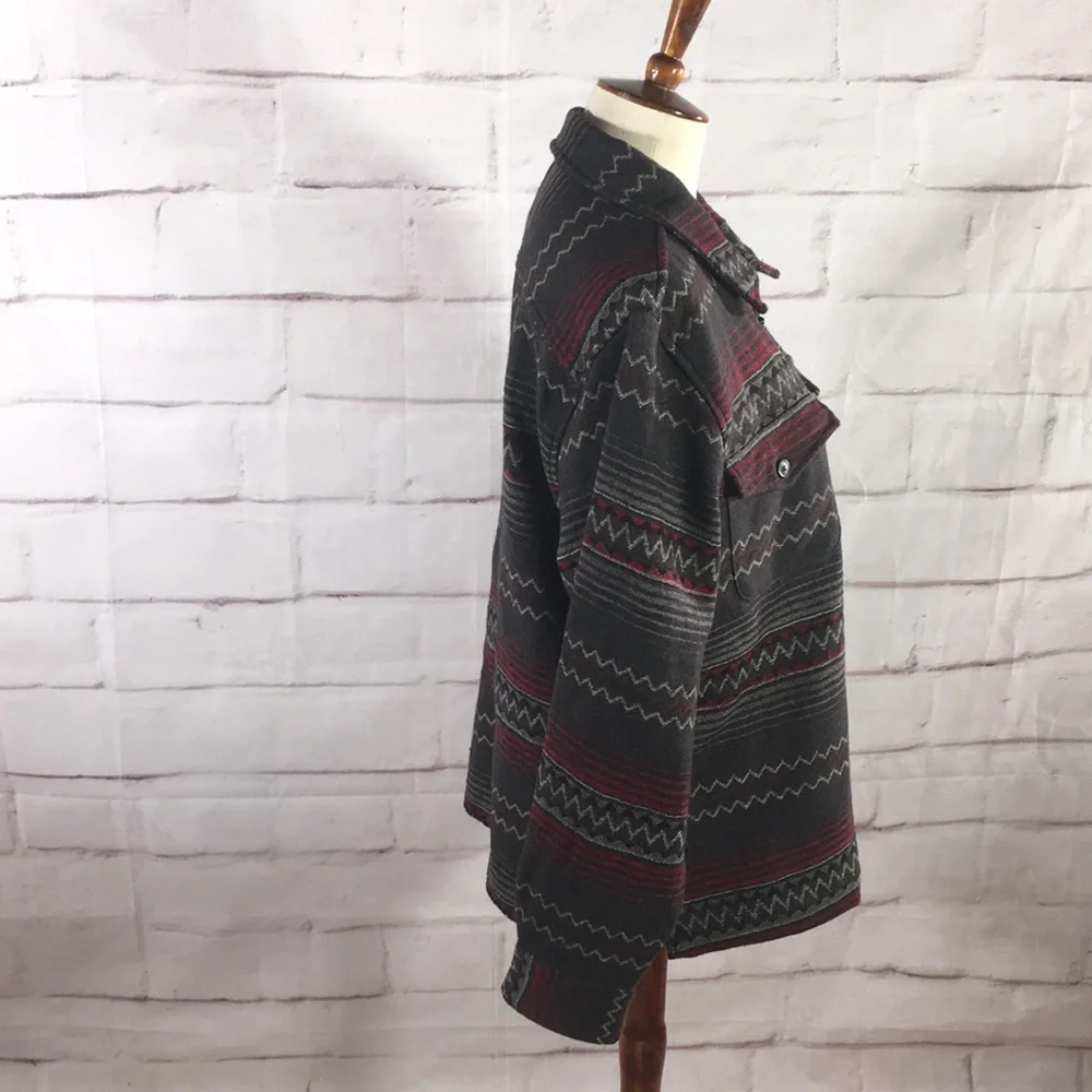 Woolrich Wool Aztec Shacket - Picture 5 of 9